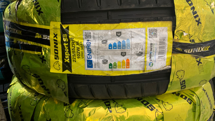 لاستیک سونیکس 225/55R18 گل Xsport S8 (تاریخ تولید 2026)